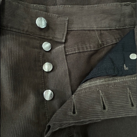 Hugo Boss Button fly brown Corduroys  31 / 34 - Picture 6 of 7